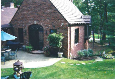 Residential Brick Addition & Concrete Patio Mt. Lebanon PA Pittsburgh Magazine Award Winner